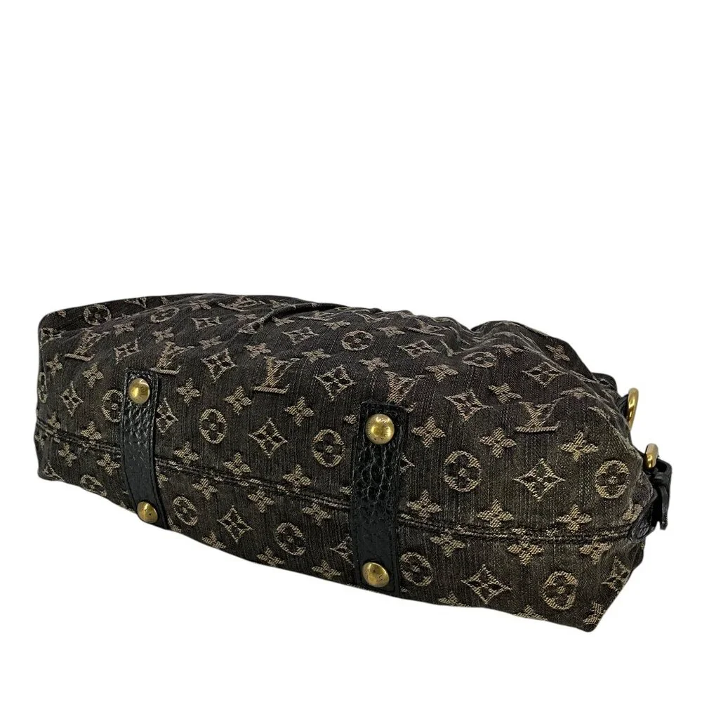 LOUIS VUITTON Monogram Denim Baggy PM Blue - Picture 7 of 11